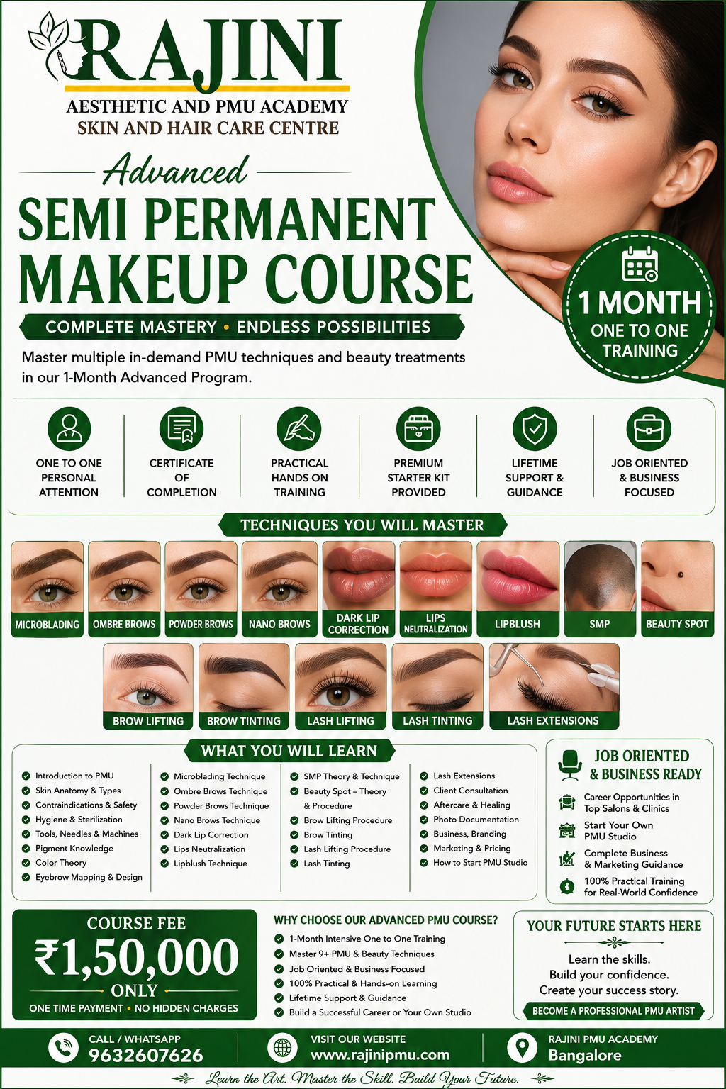 Advanced Semi Permanent Makeup Course - Rajini PMU Academy